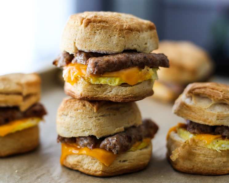 Sausage deals and biscuit